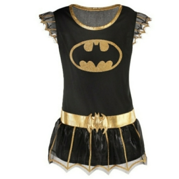 DC Comics Batman Batgirl Tunic Top Child Small / Medium S/M Halloween Costume - Picture 2 of 4